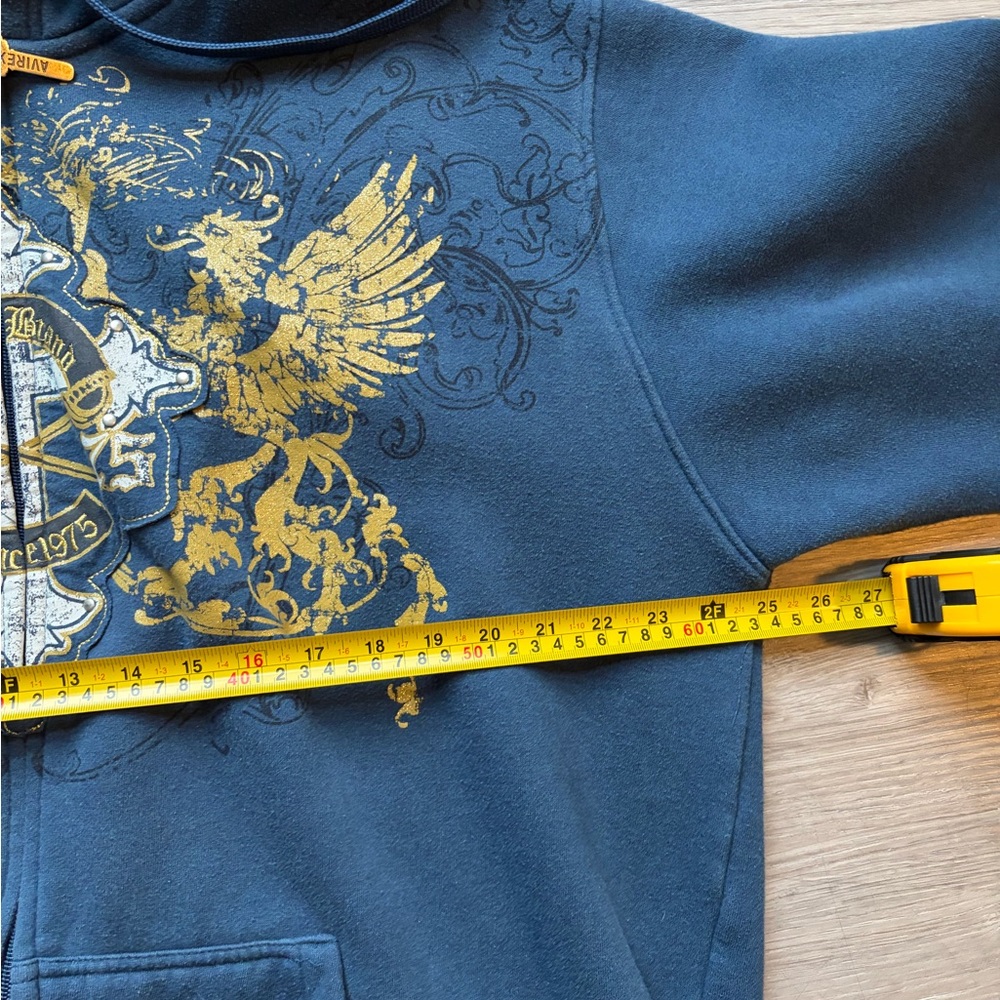 Avirex Y2K baggy hoodie - Picture 4 of 5